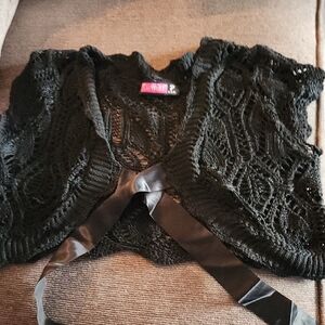 SayWhat Black Women's Sweater Vest